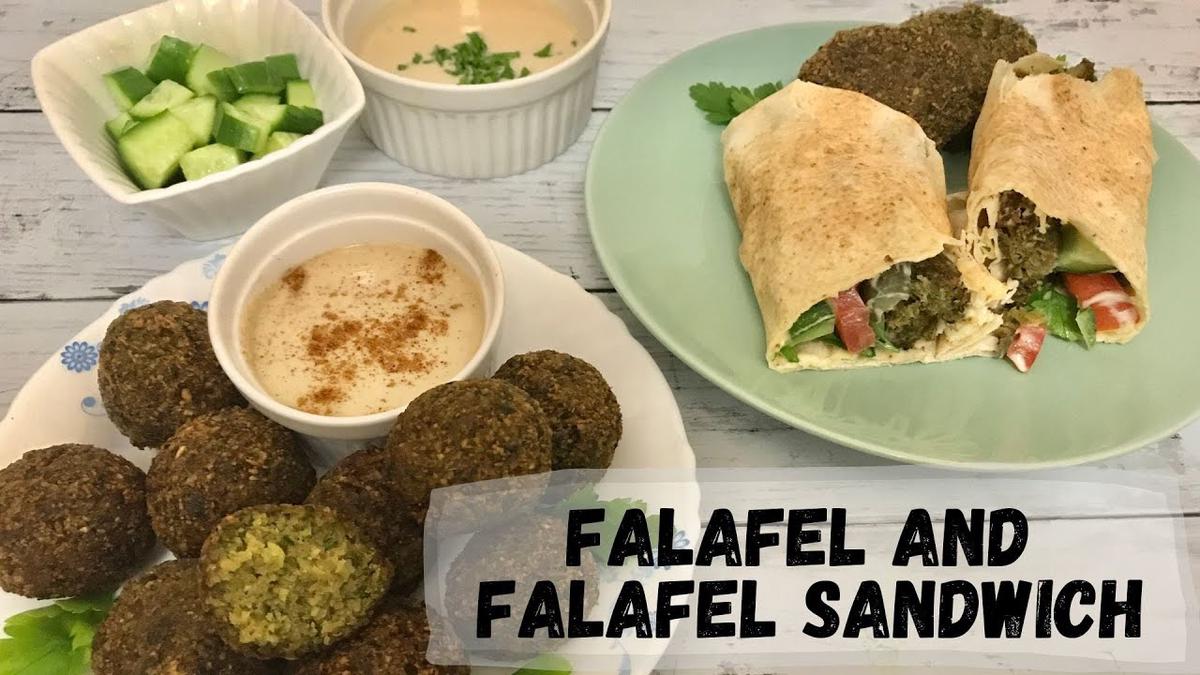 'Video thumbnail for How to make Falafel and Falafel Sandwich/ Falafel Wrap Recipe | Happy Tummy Recipes'